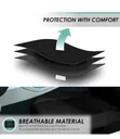 9-Piece Universal Car Seat Covers - Black - 2