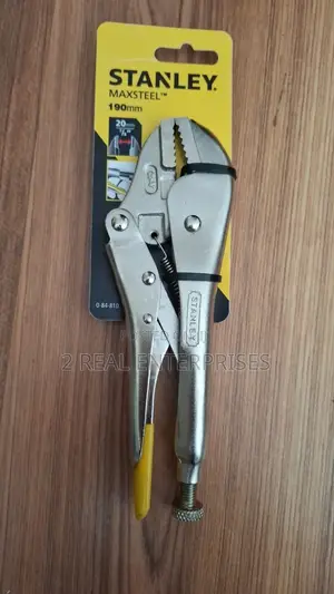 Stanley MaxSteel 190mm Straight Jaw Locking Pliers