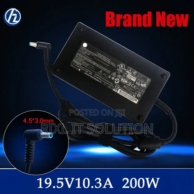 HP ZBook 200W Blue Pin Charger (19.5V 10.3A) - 1