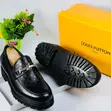 Louis Vuitton Black Leather Chunky Men's Shoes - 3