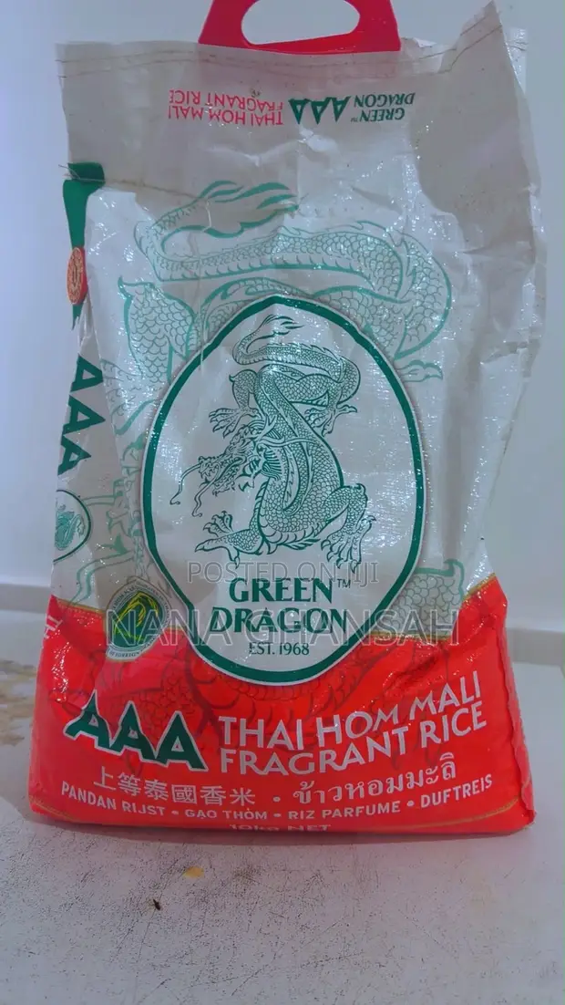 Green Dragon AAA Thai Fragrant Rice, 10kg - 1