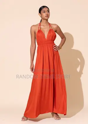 Bareback Jumpsuit - Orange, UK 14/16/18
