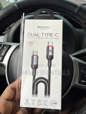 240W USB-C to USB-C Flat Data Cable, 2m | Yesido