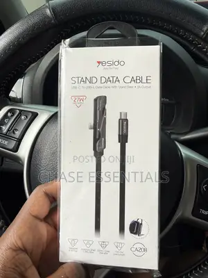 27W USB-C to Lightning Cable with Foldable Stand
