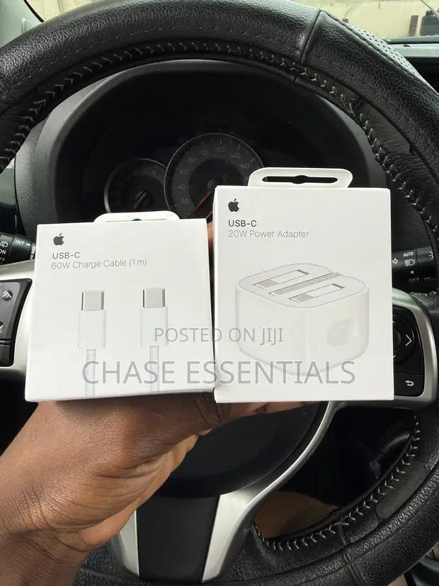 Original Apple 20W Fast Charger Set for iPhone 15/16/17 Series - 1
