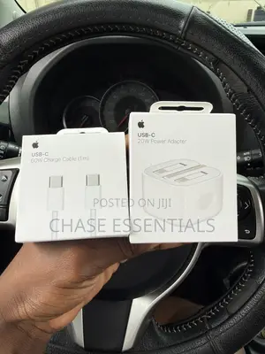 Original Apple 20W Fast Charger Set for iPhone 15/16/17 Series
