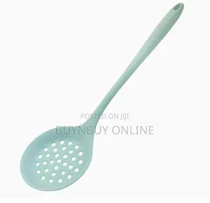 High Heat Silicone Skimmer Cooking Spoon