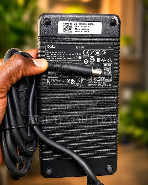 Genuine Dell Alienware 330W AC Adapter Charger for M17/M18 Laptops - 1