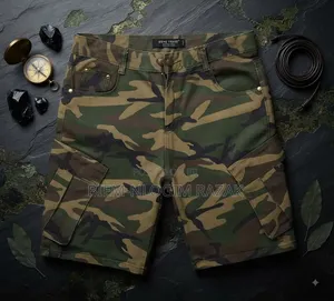 Amiri Camouflage Cargo Shorts