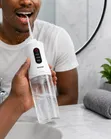 Oral Irrigator Sonic Electric Toothbrush Set - Black - 2