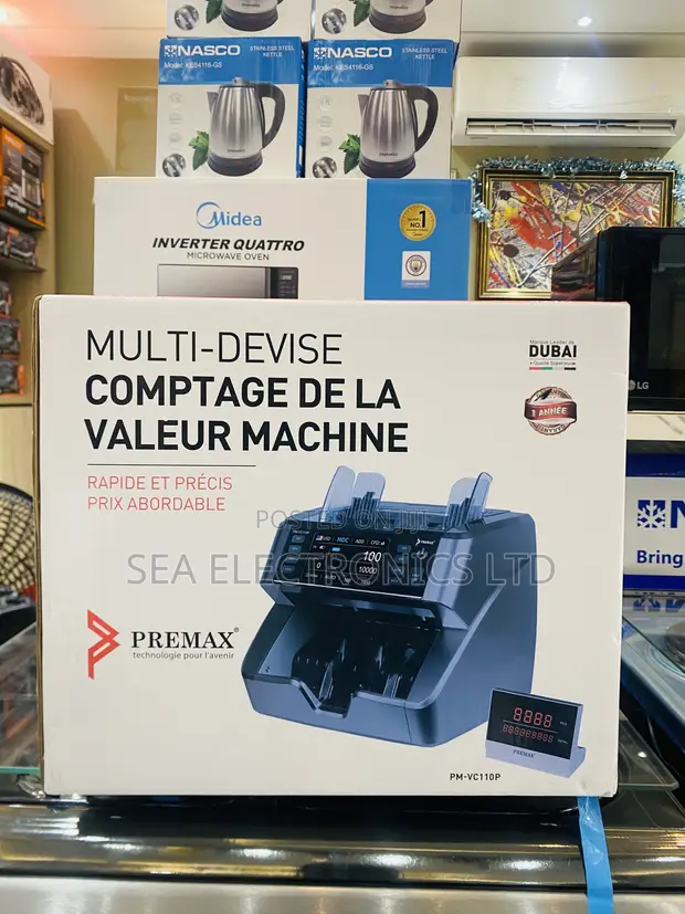 Premax PM-VC110 Bill Counter with Fake Note Detection - 1