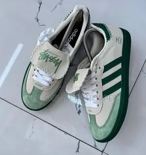 Adidas Samba OG x Stussy Collegiate Green Sneakers