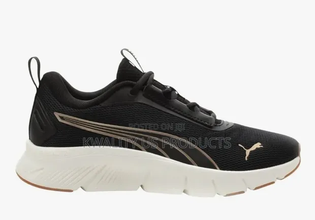 PUMA Girls Flex Lite Sneakers - Size 37 Black - 1