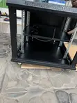 9U 600x600 Network Cabinet with Fan, Tray & Shelves - 4
