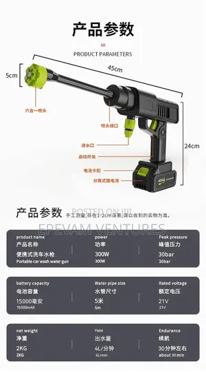 48V Cordless Pressure Washer - Tool Box Version