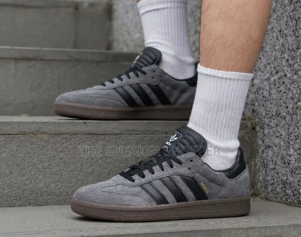 Adidas Samba OG Grey Sneakers - 1