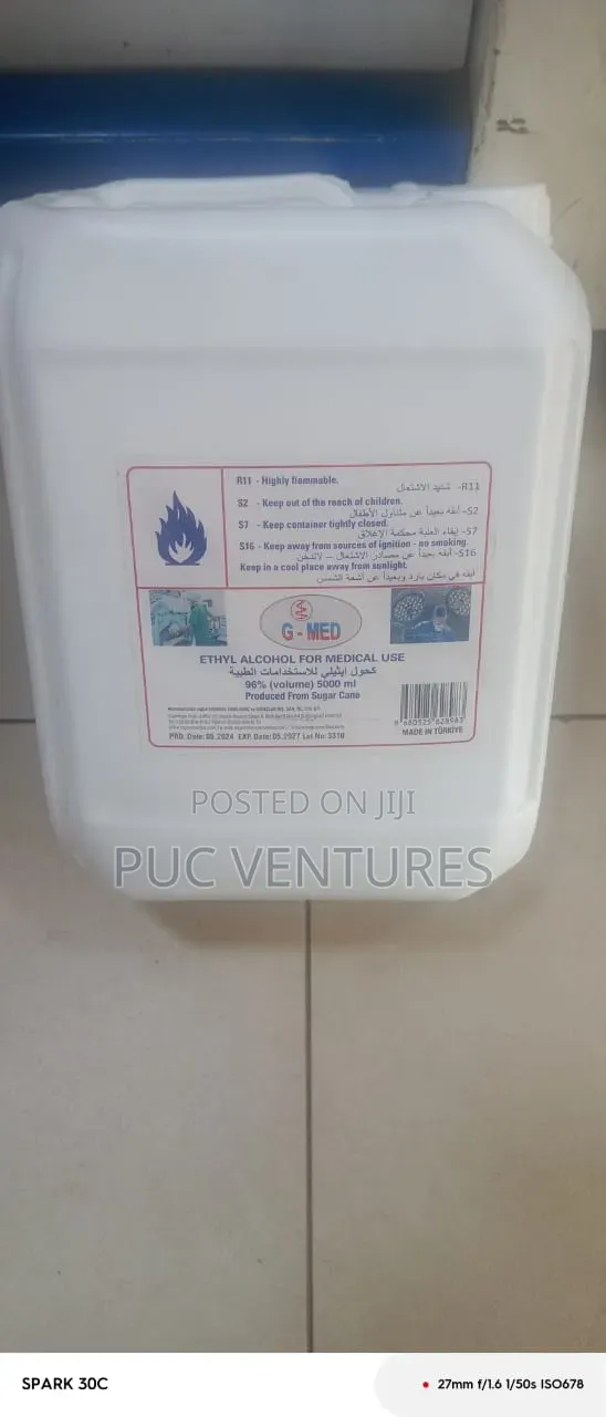Ethanol 96% 5L - 1