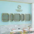 5-Piece Gold Nail Polish Display Shelf Set - 2