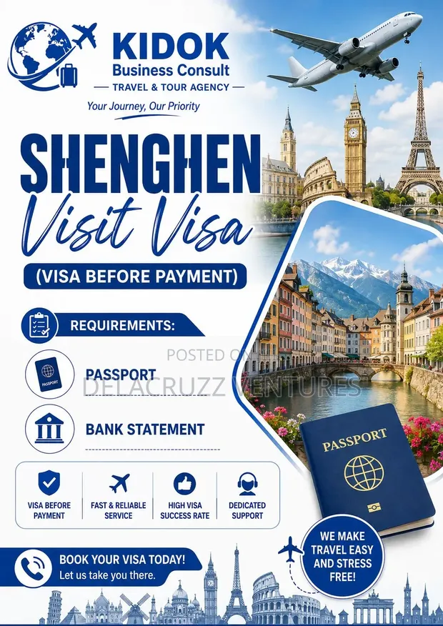 Schengen Visit Visa - Visa Before Payment - 1