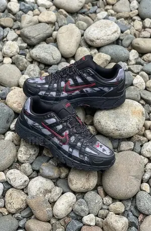 Nike P-6000 "Black / University Red" Sneakers