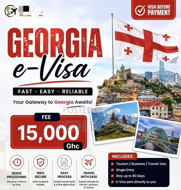 Georgia Visitor/Tourist Visa Services - 1