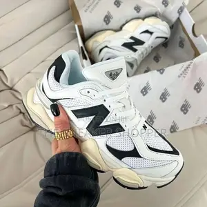 New Balance 9060 "White / Black - Cream" Sneakers