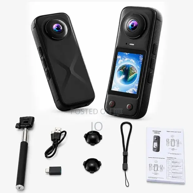 X5 Pro 4K Panoramic Action Camera (Black) - 1