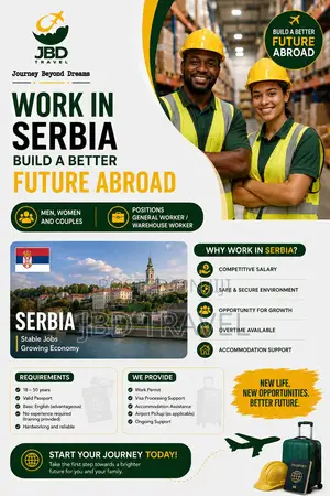 Work Opportunities in Serbia, Poland, Czech Republic