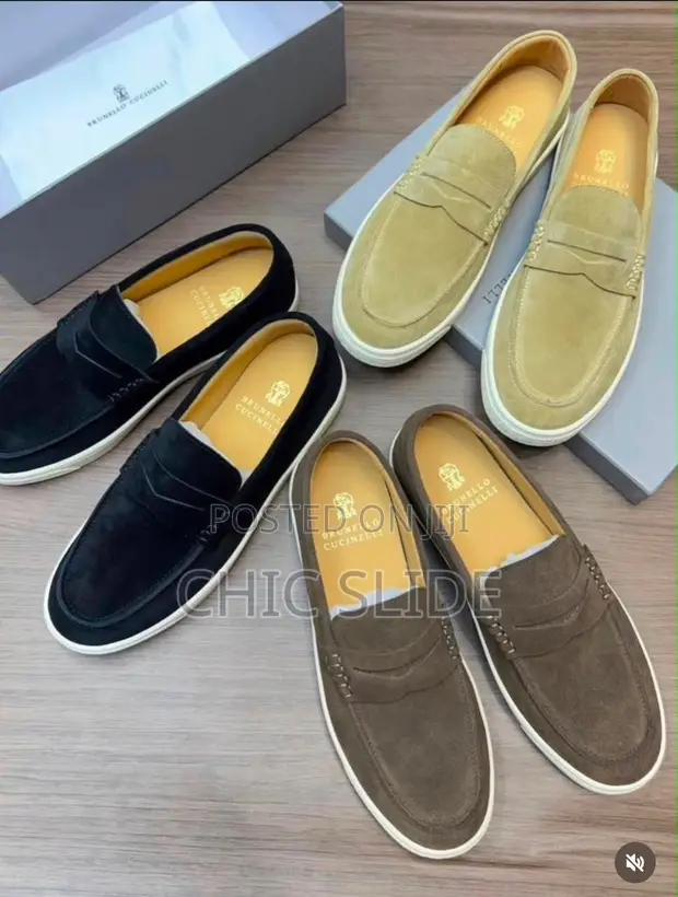 Brunello Cucinelli Luxury Suede Loafers - 1