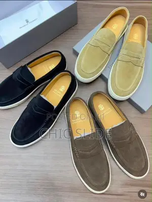 Brunello Cucinelli Luxury Suede Loafers