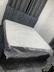 Queen Size Bed Frame with Mattress - Wood-Mode - 4
