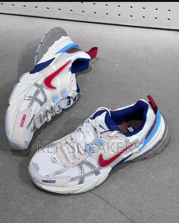 Nike V2K Run 'Metallic Silver Gym Red' - 1