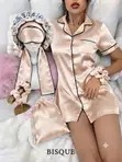 Chantilly Luxe Satin Sleep Set - 4