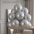 Silver Metallic Balloon - 1
