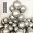 Silver Metallic Balloon - 2