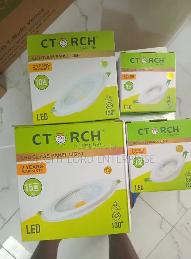 CTORCH 10W LED Glass Panel Light - 1