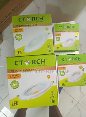 CTORCH 10W LED Glass Panel Light
