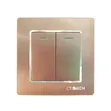 Rose Gold 2-Gang 2-Way Light Switch - 2
