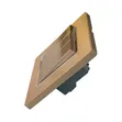 Rose Gold 2-Gang 2-Way Light Switch - 3