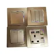 Rosegold 2-Gang 2-Way Light Switch - 1