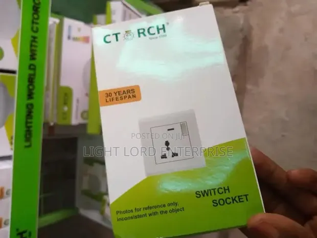Ctorch 30-Year Warranty Multi-Socket with Switch - 1