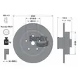 Pagid 55529 Rear Brake Disc for Renault Clio & Megane - 2