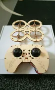 DIY Scientific Education Wooden Quadcopter Aircraft (56 Pieces) - 2