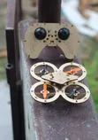 DIY Scientific Education Wooden Quadcopter Aircraft (56 Pieces) - 3