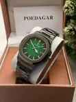 POEDAGAR Men's Classic Stainless Steel Wristwatch - 2