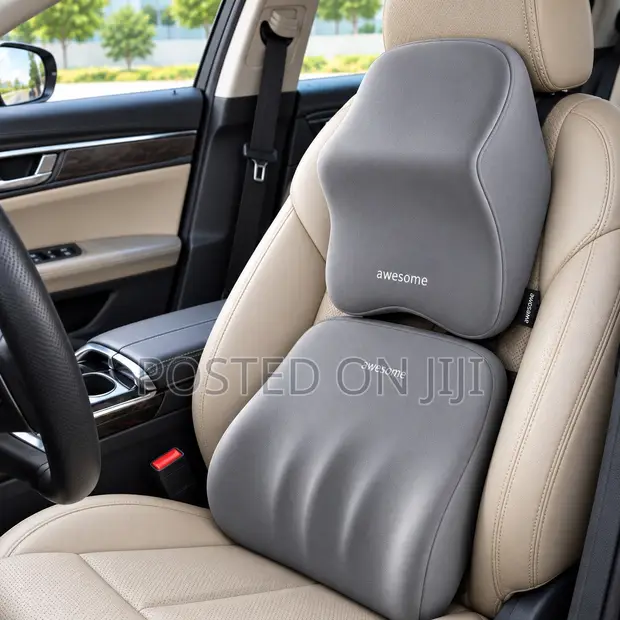 Ergonomic Car Neck & Lumbar Support Cushion Set - 1
