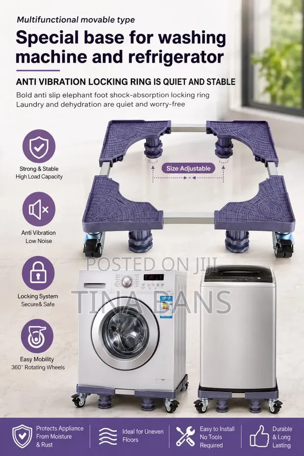 Fridge and Washing Machine Base Stand - 1
