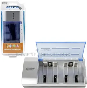 Beston Universal Battery Charger BST-C821BW (AA, AAA, C, D, 9V)