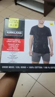 Kirkland Signature 6-Pack Men's Crew Neck Tees - Small, Black - 4