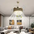Pukupin 48-inch Chandelier Ceiling Fan with Remote - 1
